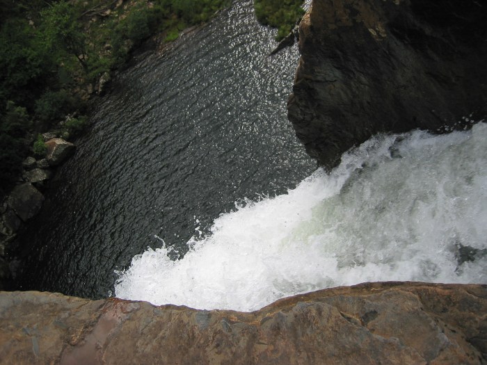 waterfall in Africa by T.L. Bollier